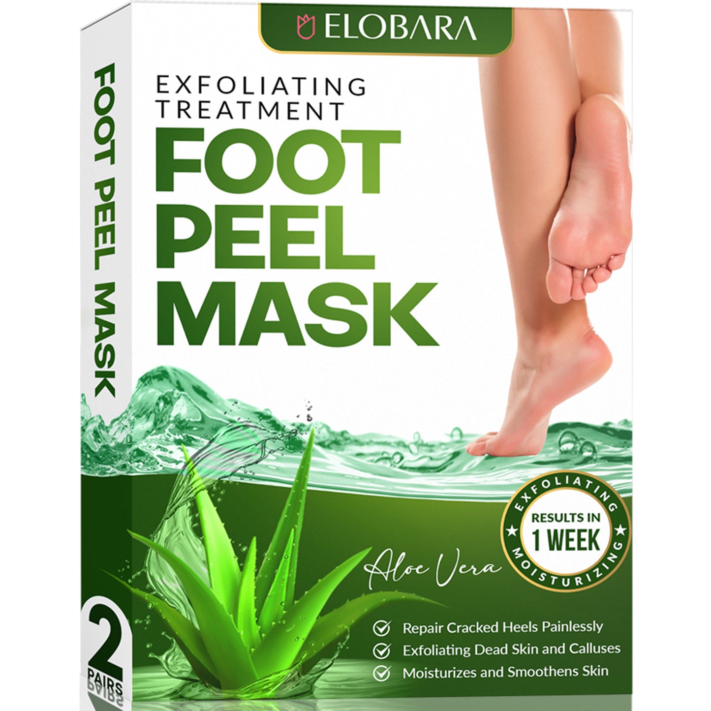 Foot Peel Mask Aloe Vera